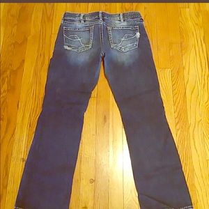 Silver Jeans (Lola Straight) 30x31